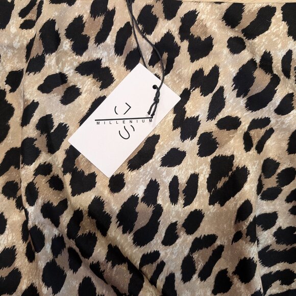 NWT Law & Co Pure Animal Skirt in Leopard Size Large - Picture 3 of 4